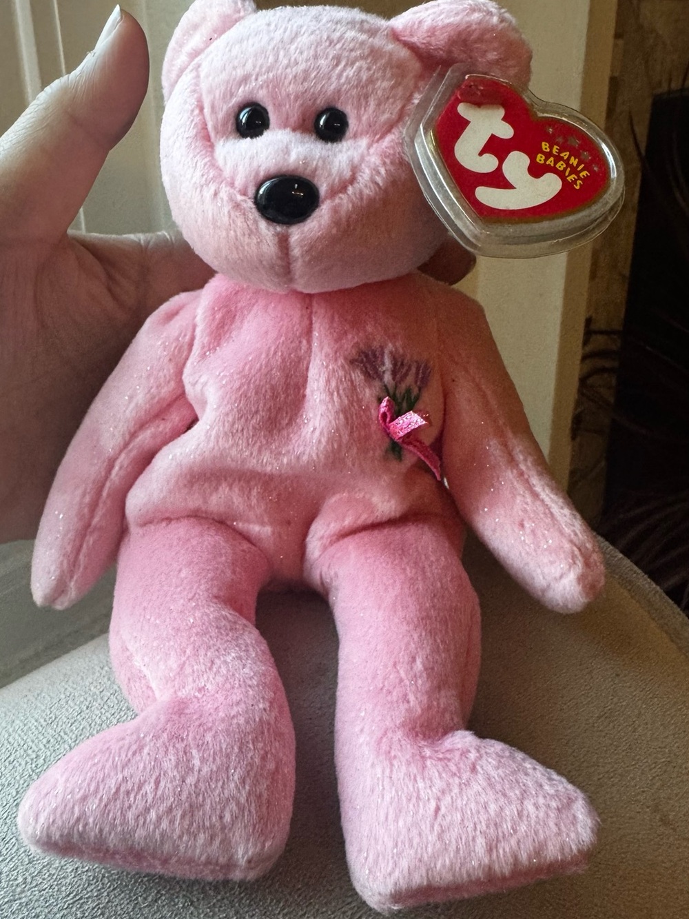 Vintage TY Beanie Baby “Mum the bear” mome 2003 Mother’s Day